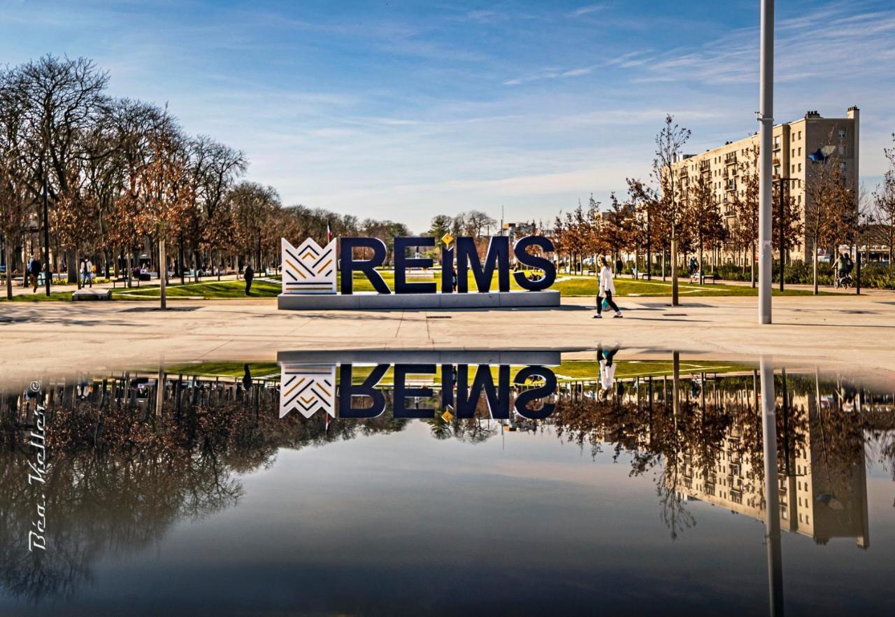 Augustins Appartement T2 Lumineux Proche Cathedrale Reims Zewnętrze zdjęcie