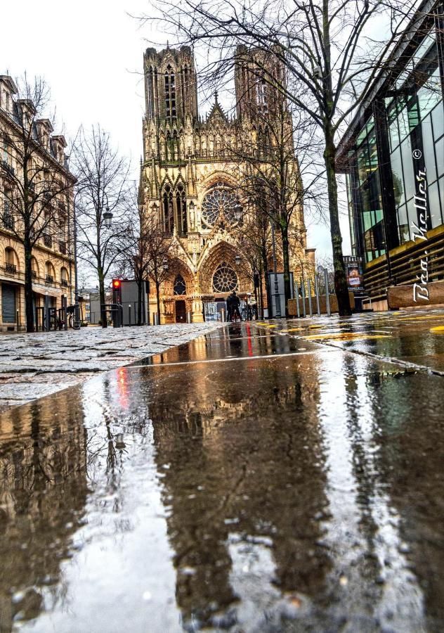 Augustins Appartement T2 Lumineux Proche Cathedrale Reims Zewnętrze zdjęcie